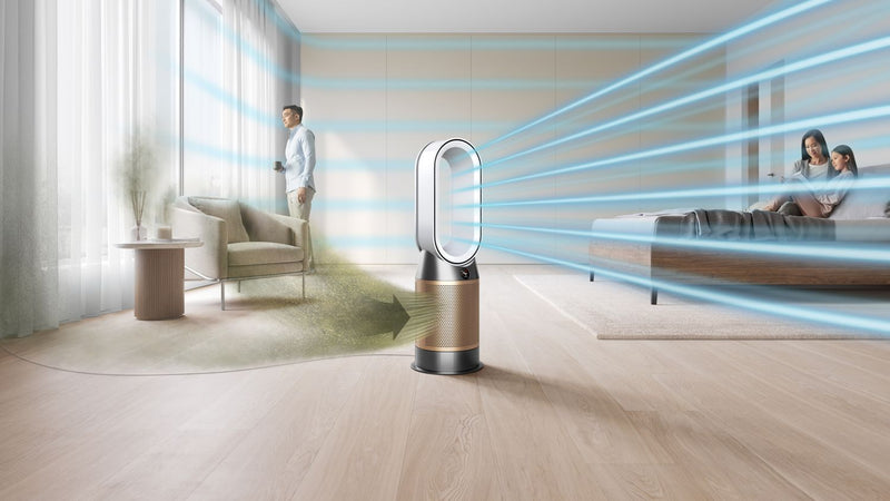 Dyson Purifier Hot+Cool De-NOx 三合一甲醛暖風空氣清新機 HP12 (白金色)