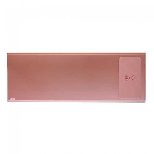 JDS USB 3.0及無線充電鋁合金電腦座枱架 (粉紅色)