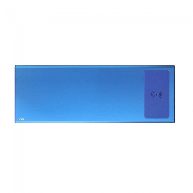 JDS USB3.0 及無線充電鋁合金電腦座枱架 (藍色)